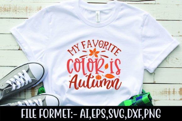 Autumn Graphics for T-Shirt Designs