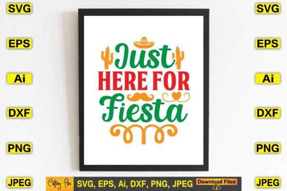 Fiesta Graphics for T-Shirt Designs