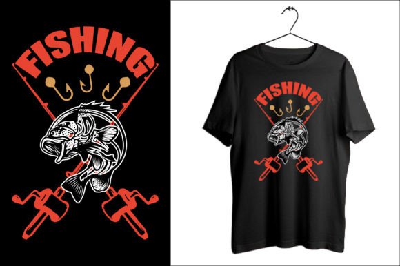 Fishing T-shirt Design 08: Graphics for T-Shirt Designs