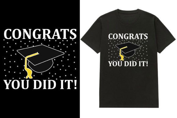 Graduation T-shirt Design 1: Graphics for T-Shirt Designs