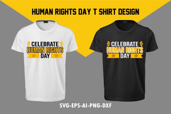 Graphics for T-Shirt Designs: Human Rights Day