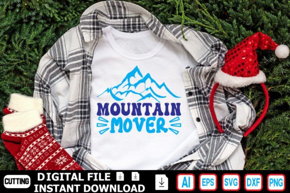 Mountain Mover Graphics for T-Shirt Designs