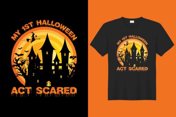 My 1st Halloween Graphics for T-Shirt Designs