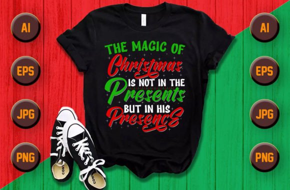 Reviewing The Magic of Christmas T Shirt and Mug Design