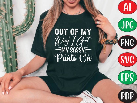 Sassy Pants Graphics for T-Shirt Designs