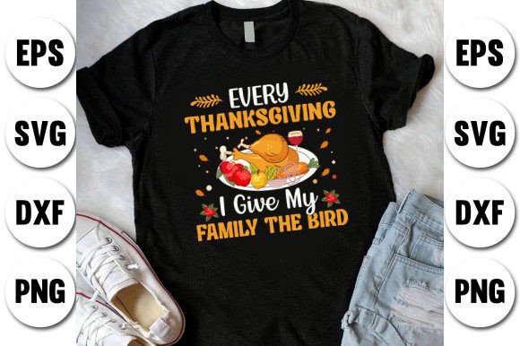 Thanksgiving Graphics for T-Shirt Designs
